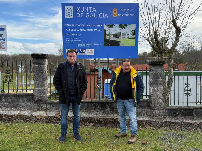 Eloy Pérez co responsable da empresa adxudicataria dos traballos na área da Peneda.